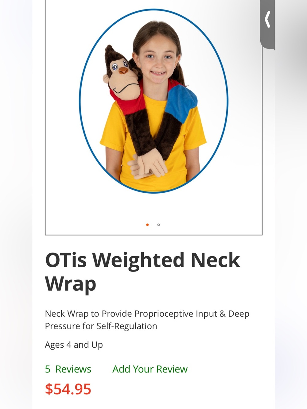 OTis Weighted Neck Wrap
